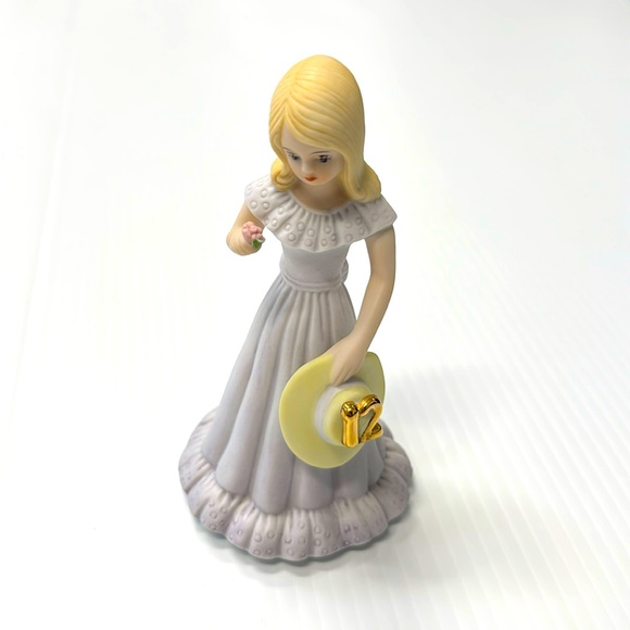 Enesco Other - Enesco Growing Up Girls Blonde Age 12 Birthday Girl Figurine